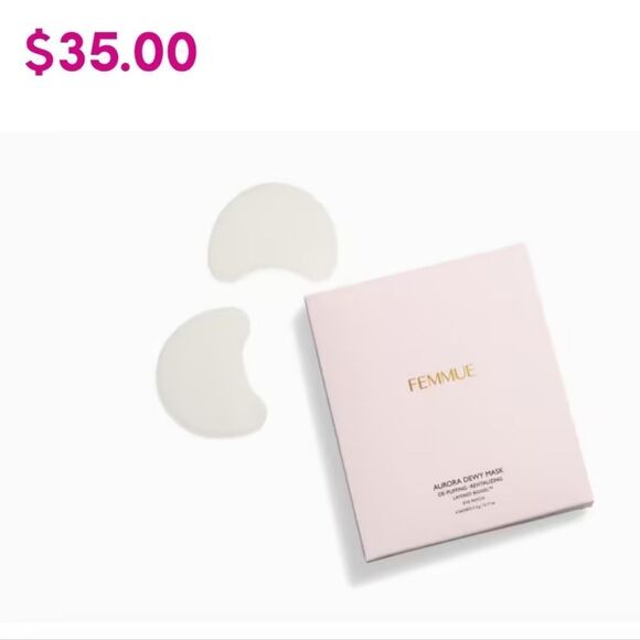 FEMMUE AURORA DEWY MASK Eye Patches, RODIAL Lip Oil, RARE BEAUTY Integrity Stick - Picture 8 of 16